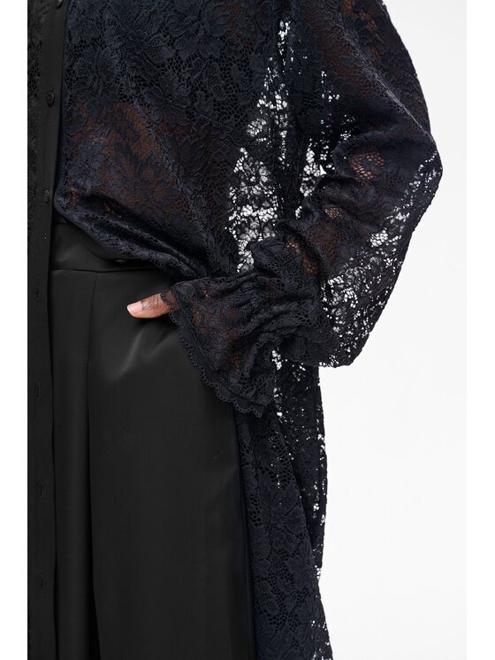 blue shadow blue shadow Tunika Felis Czarny Regular Fit