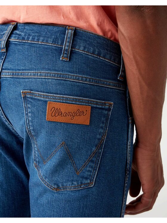 Wrangler Wrangler Jeansy BRYSON Niebieski Skinny Fit