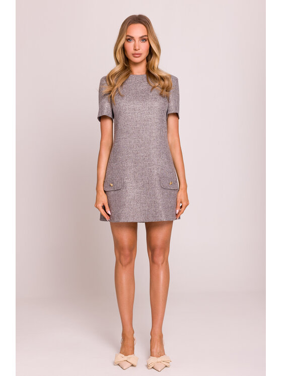 Made of Emotion Made of Emotion Sukienka letnia M855 Czarny Premium Fit