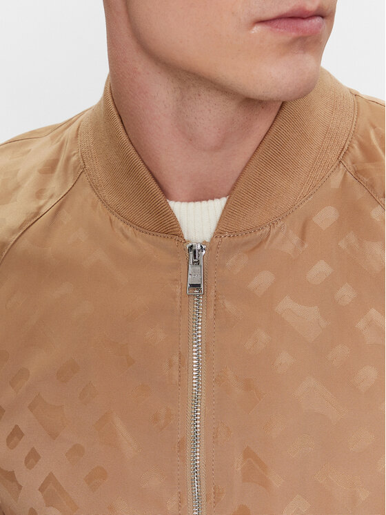 BOSS Boss Куртка бомбер Corondo 50505648 Бежевий Regular Fit