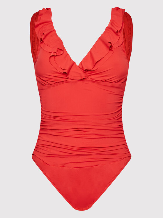LAUREN RALPH LAUREN Lauren Ralph Lauren Kupaći kostim 20101010 Crvena
