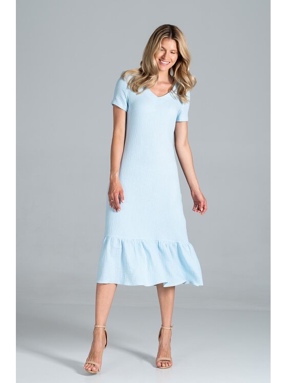 FIGL FIGLFIGL Vestito M827 Blu Regular Fit