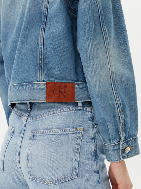 Calvin Klein Calvin Klein Farmer kabát LV047B075G Kék Regular Fit