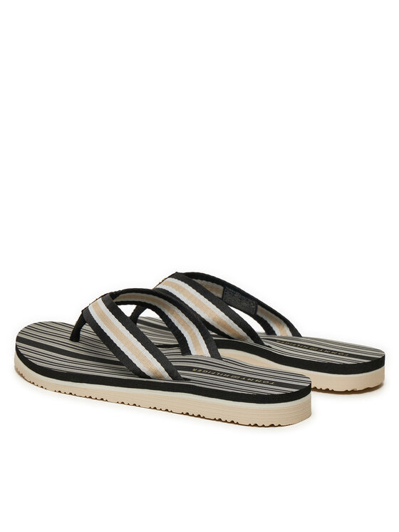 Tommy Hilfiger Tommy Hilfiger Σαγιονάρες Im Th Print Beach Sandal FW0FW08370 Μαύρο