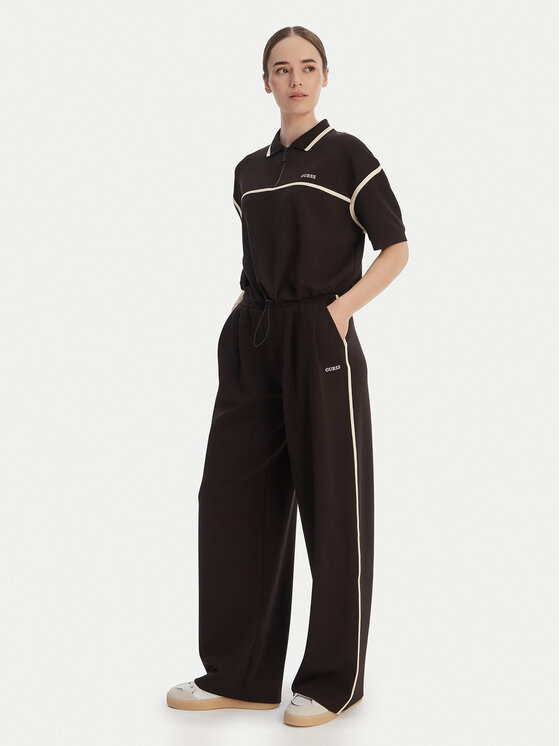 Guess Guess Jogginghose V6GB01 K2914 Braun Wide Leg