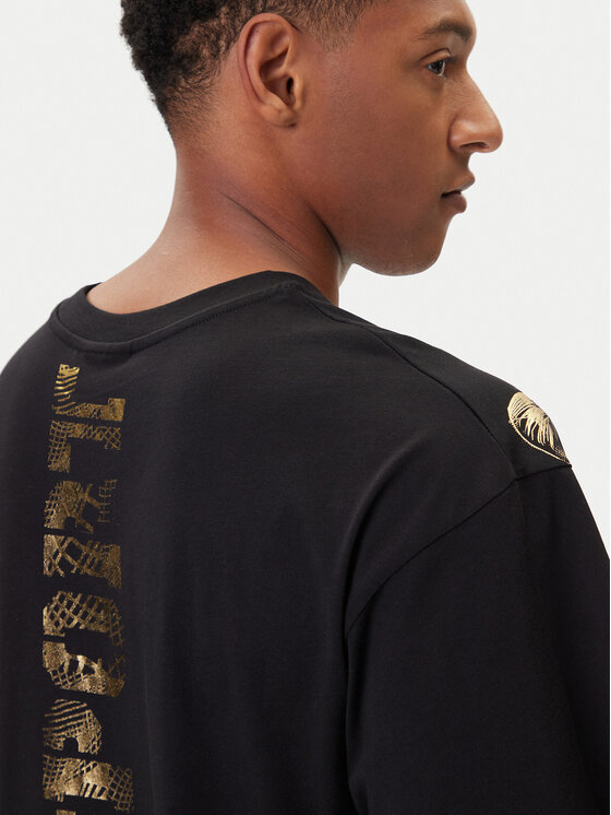 Plein Sport Plein Sport Tricou FAEC MTK8360 STE001N Negru Loose Fit
