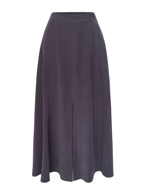 KMX KMX Spódnica midi 115830025 Szary Flare Fit
