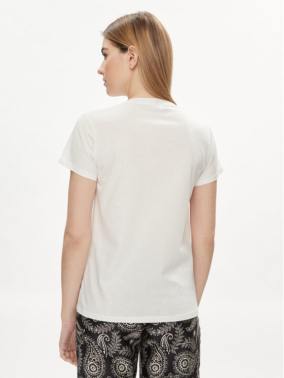 Liu Jo Liu Jo T-shirt TA4137 J6040 Bijela Regular Fit