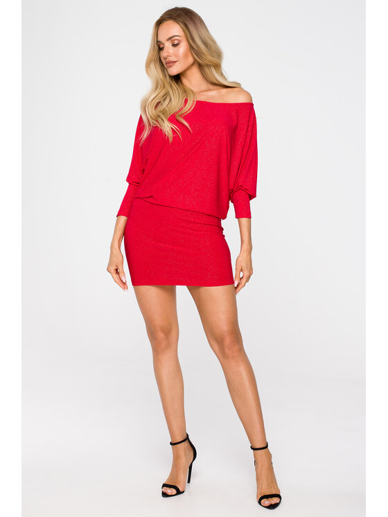 Made of Emotion Made of Emotion Vestito da giorno M723 Rosso Premium Fit