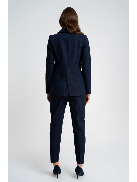 CLICK CLICK Παντελόνι υφασμάτινο 30-338 Σκούρο μπλε Close Fit