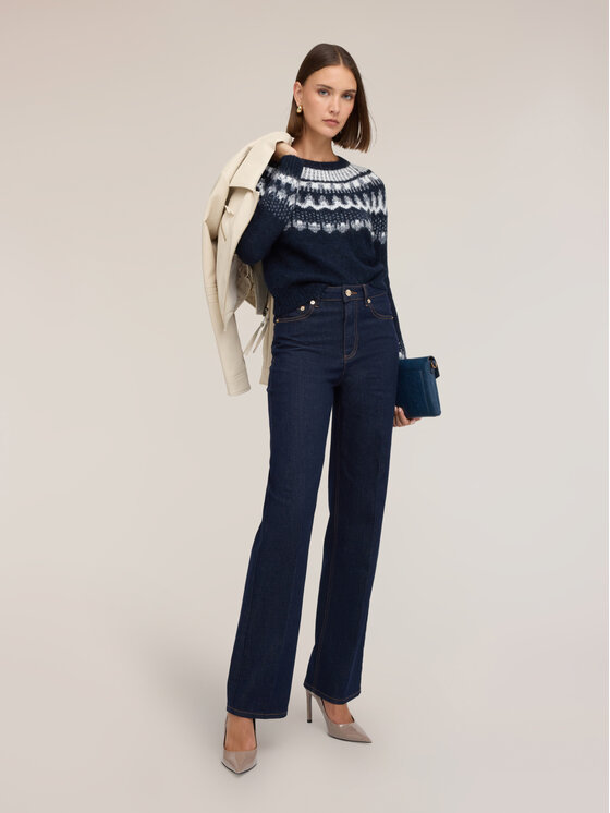 Motivi Motivi Jeansy P461Q004942N024 Niebieski Regular Fit