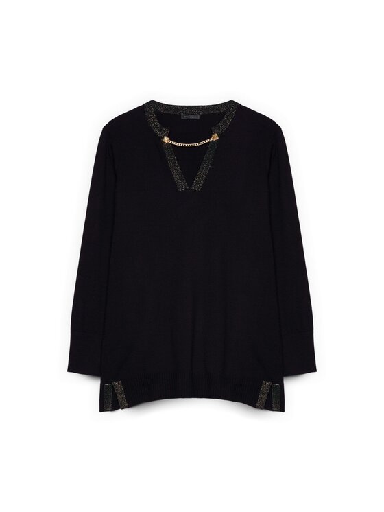Fiorella Rubino Fiorella Rubino Maglione M663L008037N033 Nero Regular Fit