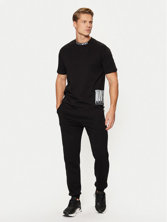 Plein Sport Plein Sport T-shirt AADC MTK7911 STE003N Nero Regular Fit