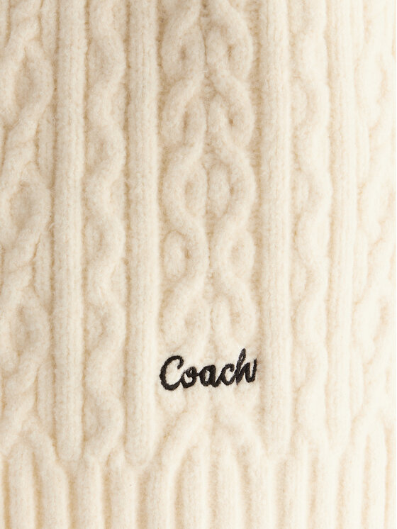 Coach Coach Sciarpa CCL89 Écru