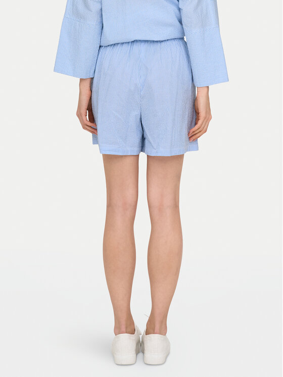 ONLY ONLY Bavlnené šortky Augusta 15347659 Modrá Loose Fit