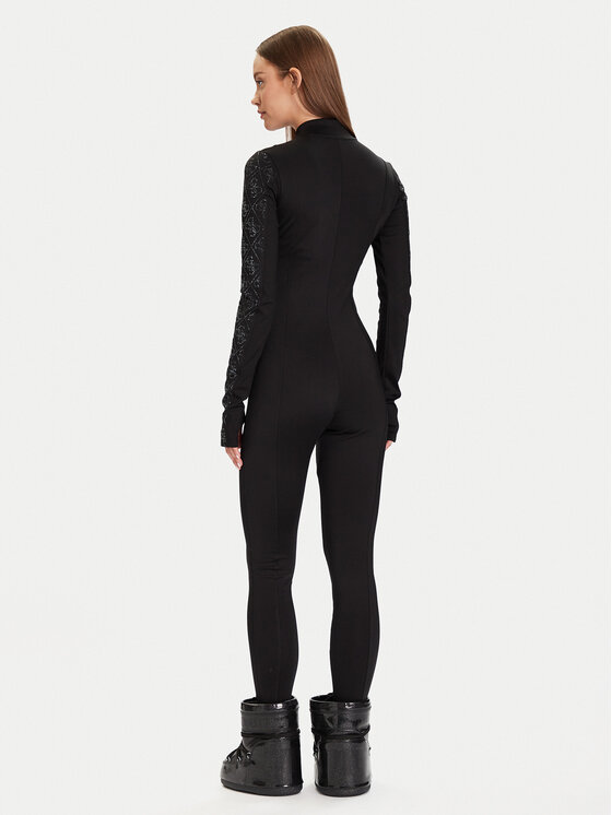 Guess Guess Kezeslábas W5BD1P K7182 Fekete Slim Fit
