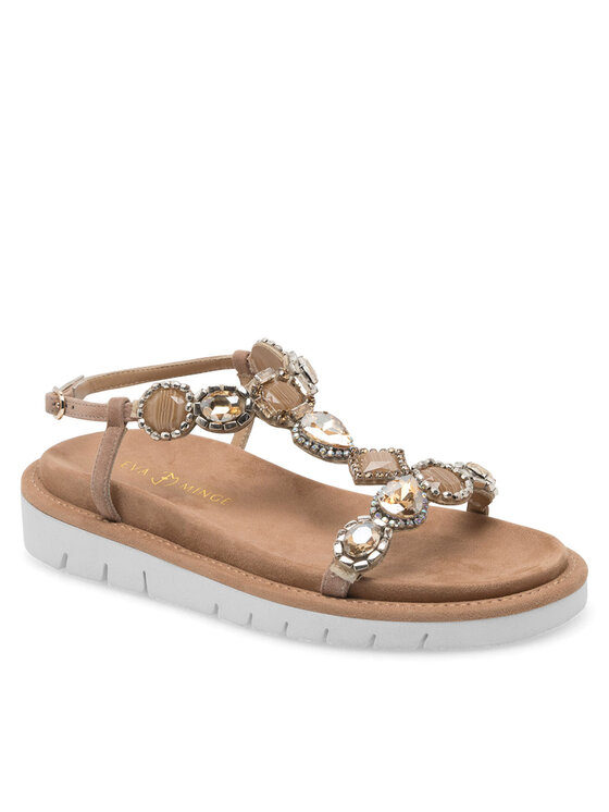 Eva Minge Eva Minge Sandali MATILDE-V1175-95 Beige