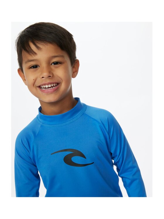 Rip Curl Rip Curl Koszulka do pływania Brand Wave Upf L/S-Boy Niebieski