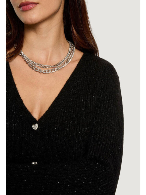 Morgan De Toi Morgan De Toi Cardigan 242-MIMO Nero Casual Fit