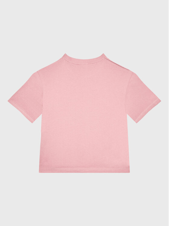 Guess Guess T-Shirt J2BI41 K8HM0 Rosa Cropped Fit