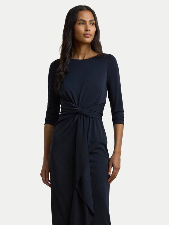 LAUREN RALPH LAUREN LAUREN RALPH LAUREN Koktejlové šaty 250957698 Tmavomodrá Slim Fit