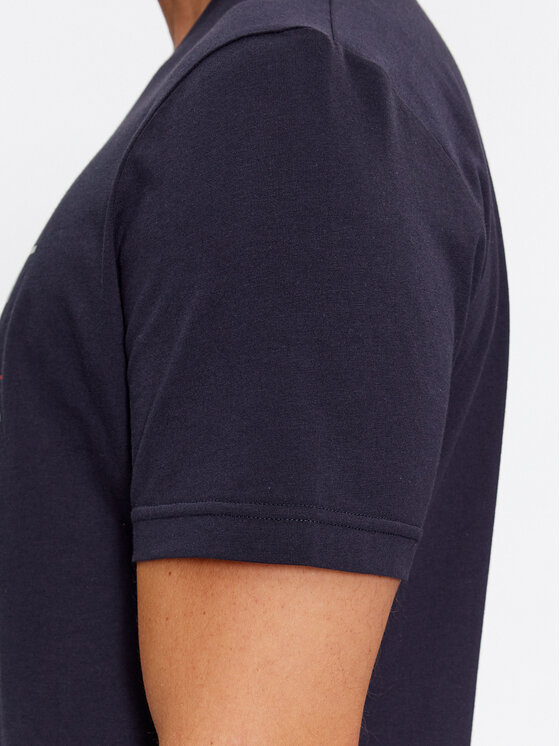 Gant Gant Tričko Reg Archive Shield Ss 2003199 Tmavomodrá Regular Fit