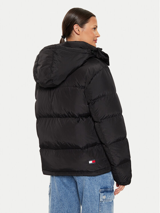 Tommy Jeans Tommy Jeans Geacă din puf Alaska DW0DW18610 Negru Regular Fit