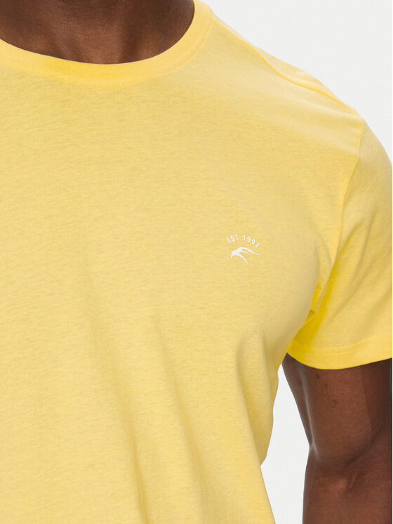 INDICODE INDICODE T-shirt Kloge 40-915 Žuta Regular Fit