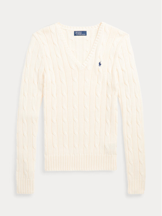 Polo Ralph Lauren Polo Ralph Lauren Πουλόβερ 211891641009 Εκρού Regular Fit