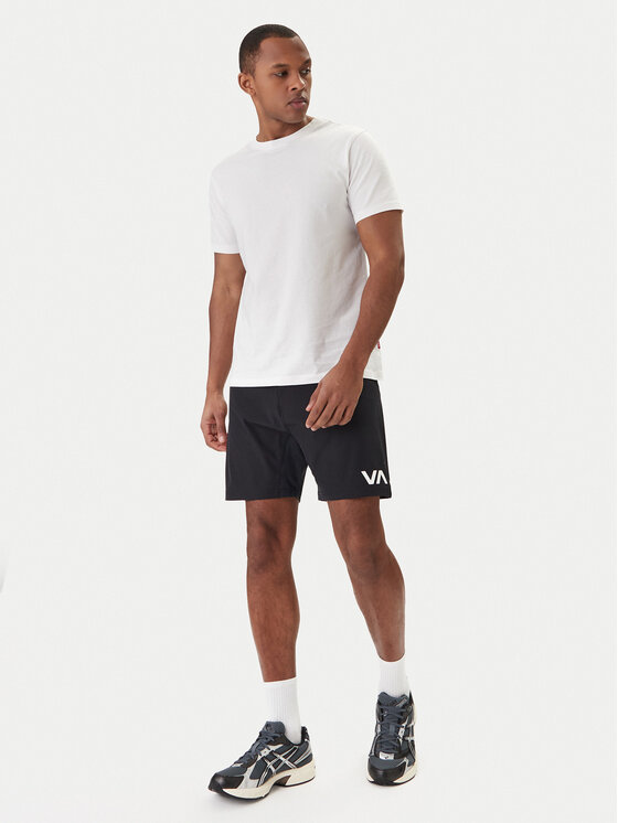 RVCA RVCA Szorty sportowe AVYWS00174 Czarny Regular Fit