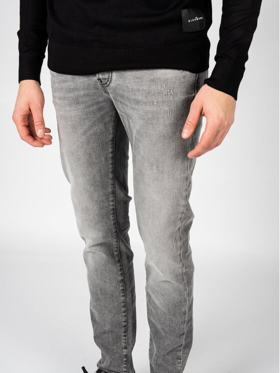 John Richmond John Richmond Jeansy RMA22268JE Šedá Regular Fit