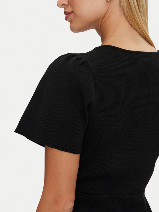 DKNY DKNY Každodenní šaty DD4EN992 Černá Slim Fit