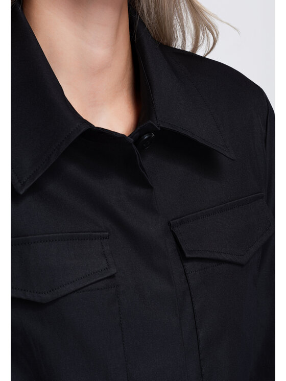 Ombre Ombre Marynarka OW-BL-E0007 Czarny Slim Fit