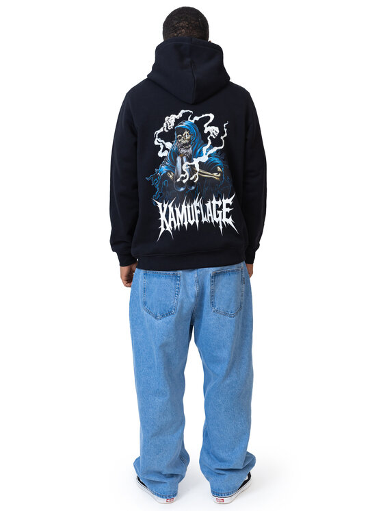 Kamuflage Kamuflage Bluza Skully Czarny Oversize