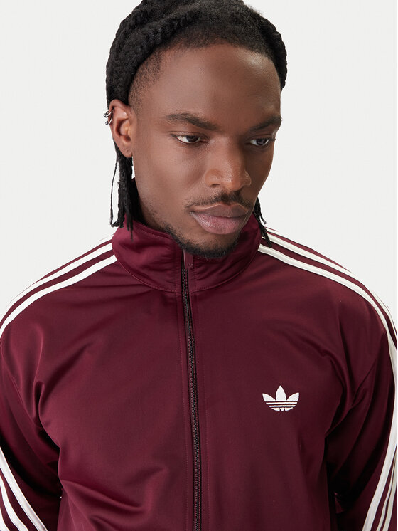 adidas adidas Mikina Firebird KE1646 Bordová Loose Fit
