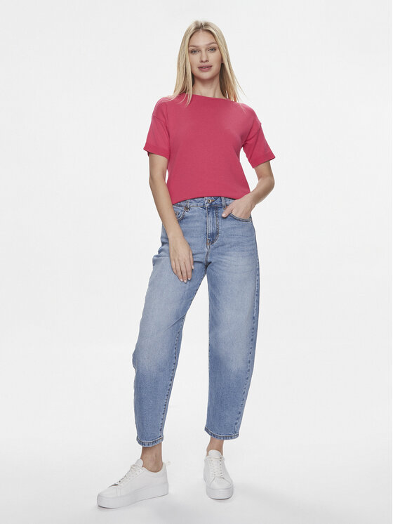 United Colors Of Benetton United Colors Of Benetton Majica 103CD102M Roza Regular Fit