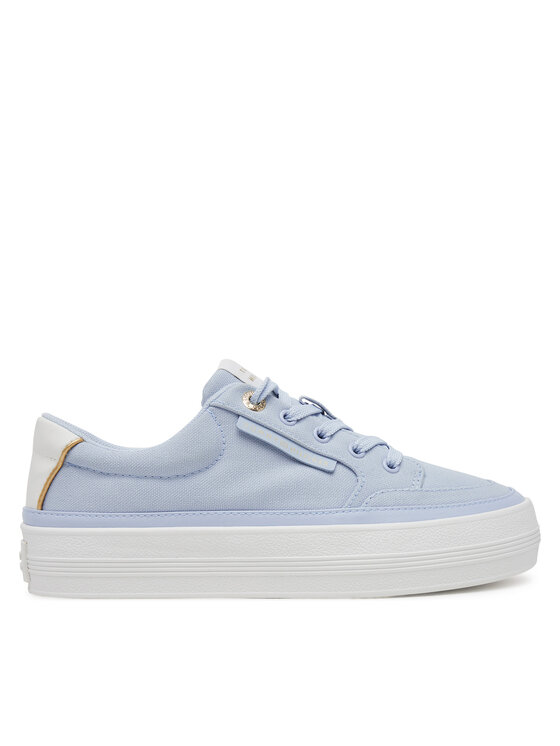 Tommy Hilfiger Tommy Hilfiger Sportcipők Essential Vulc Textile Sneaker FW0FW08323 Kék