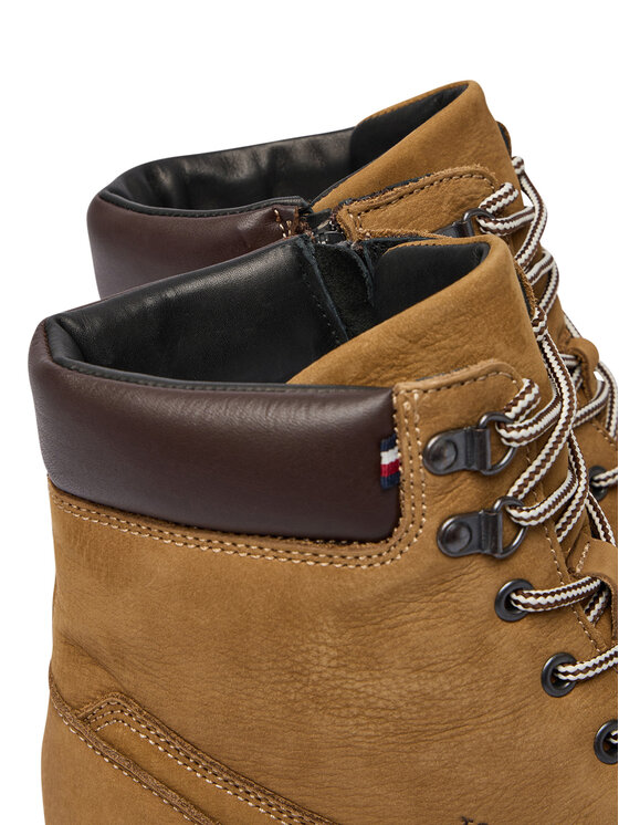 Tommy Hilfiger Tommy Hilfiger Ορειβατικά παπούτσια Flex Th Outdoor W Nbk Boot FM0FM05563 Καφέ