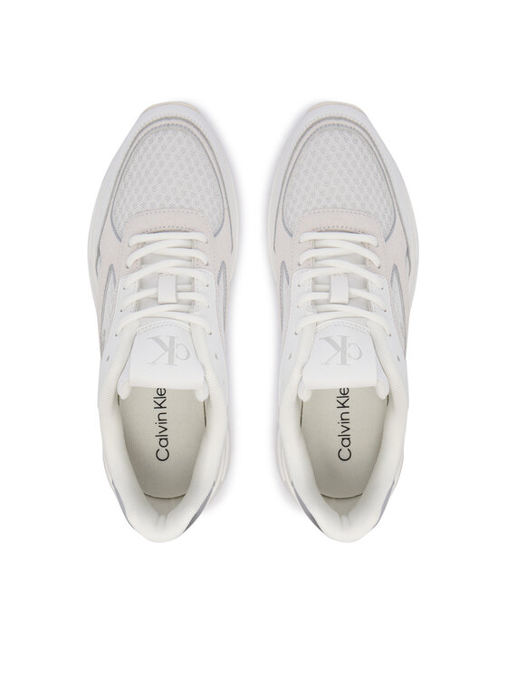 Calvin Klein Calvin Klein Sneakersy Hike Runner Mesh Mix Met Mg YW0YW02009 Biały