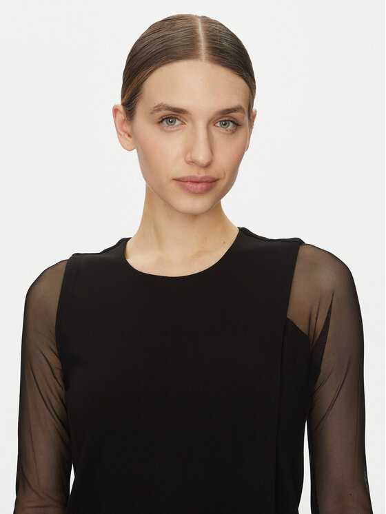 DKNY DKNY Sukienka koktajlowa DD4JBD29 Czarny Regular Fit