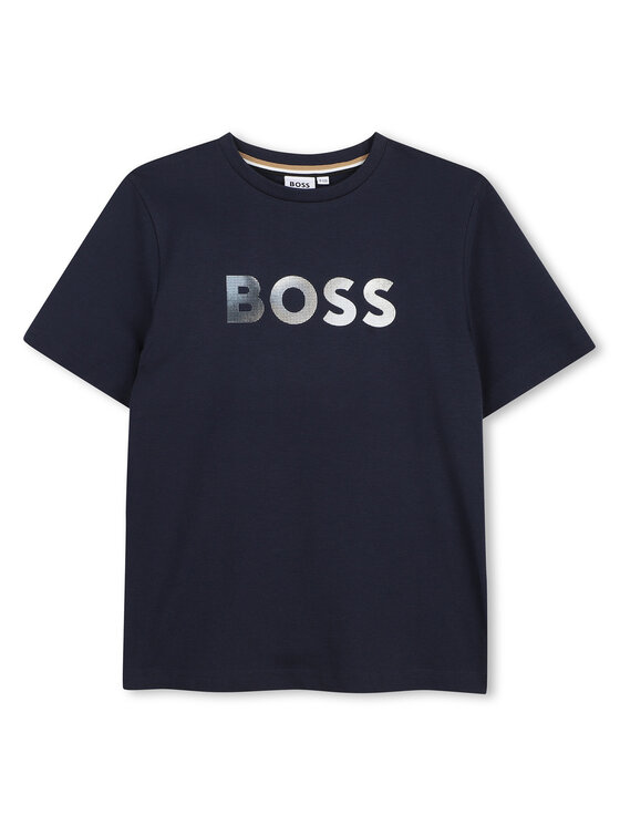 BOSS BOSS T-shirt J52983 D Blu scuro Regular Fit