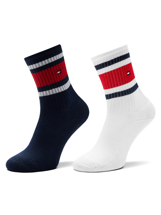 Tommy Hilfiger Tommy Hilfiger Hosszú zoknik 701229942 Sötétkék
