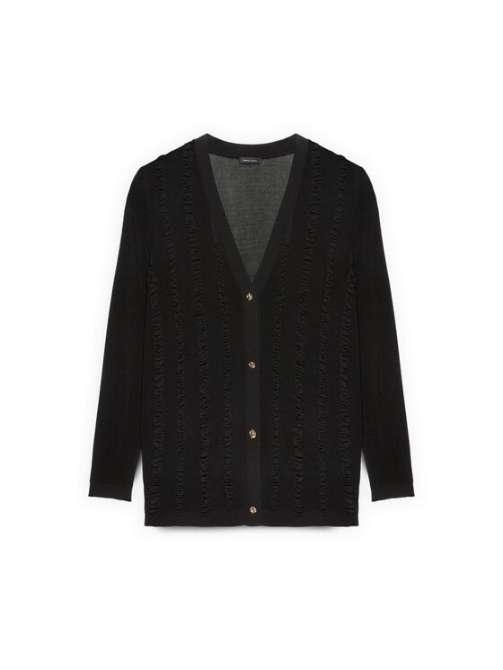 Fiorella Rubino Fiorella Rubino Cardigan M176L008451N033 Nero Regular Fit
