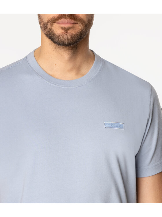 Lee Cooper Lee Cooper T-Shirt SIMPLE 1180 Niebieski Regular Fit