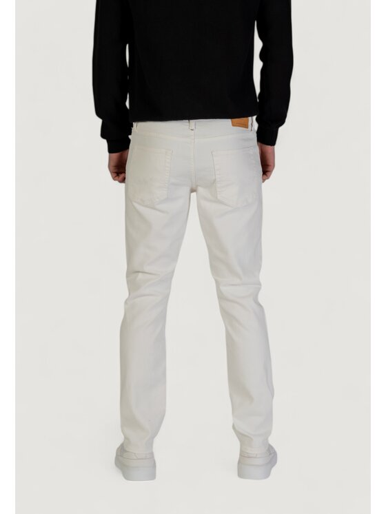 Jack&Jones Jack&Jones Τζιν JJIGLENN JJORIGINAL SQ 912 SN Λευκό Original Fit
