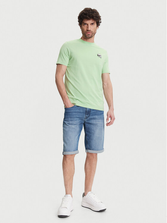 KARL LAGERFELD KARL LAGERFELD T-krekls 755710 552224 Zaļš Regular Fit