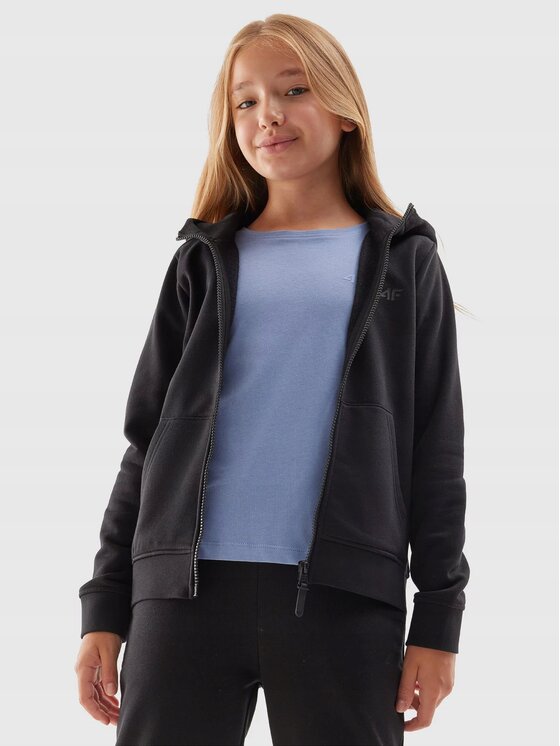 Bluza 4F, Rozmiar 122, Czarny, 4FJAW23TSWSF636