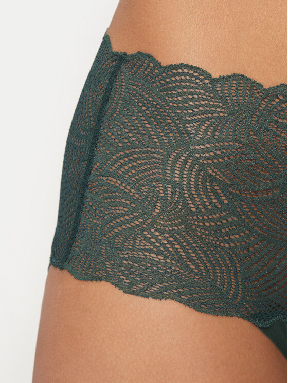 Chantelle Chantelle Mutande classiche a vita alta Soft Stretch C11G80 Verde