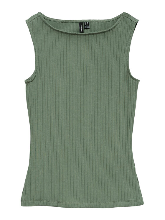 Vero Moda Vero Moda Top Ruby 10342997 Zielony Slim Fit