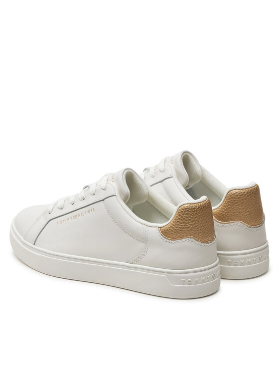 Tommy Hilfiger Tommy Hilfiger Laisvalaikio batai Essential Court FW0FW08350 Écru